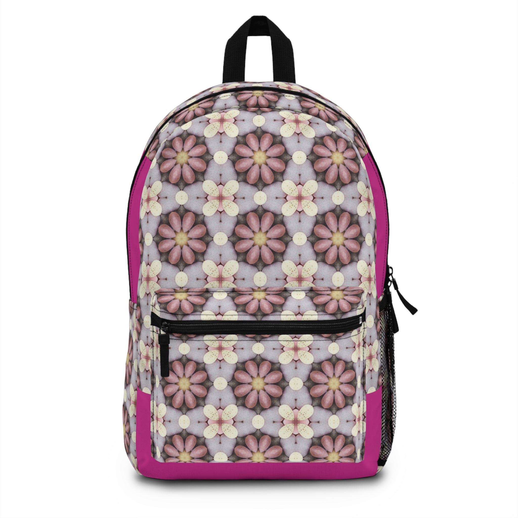 Hot Pink Octagon Pastel Bag Backpack