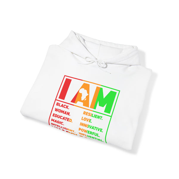 I AM Woman Heavy Blend™ Hooded Sweatshirt