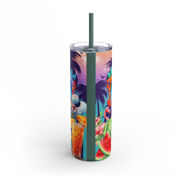 Summer Vibes Maars Maker Skinny Matte Tumbler, 20oz