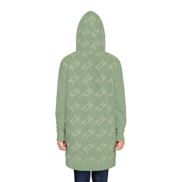 Spring Green Pearl Women's Hoodie Dress