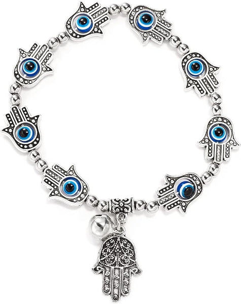 Evil Eye Hamsa Hand Bracelets