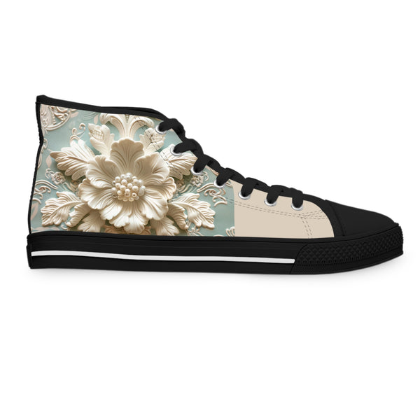 Flower Women's High Top Sneakers