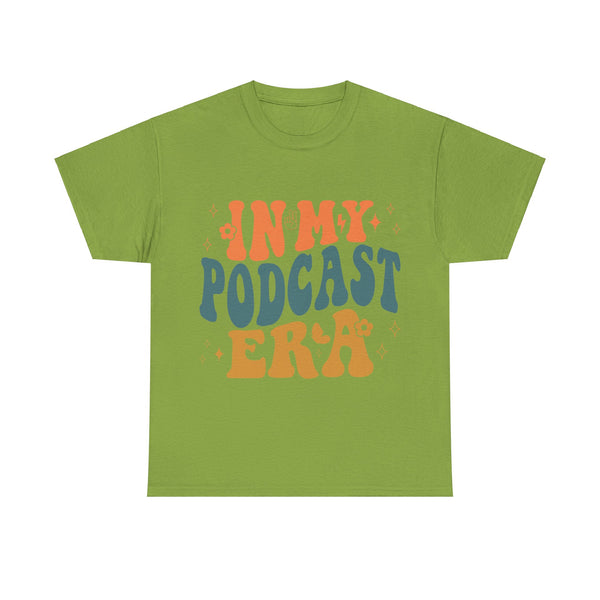 Im in my Podcast Era Plus Size Woman Heavy Cotton Tee