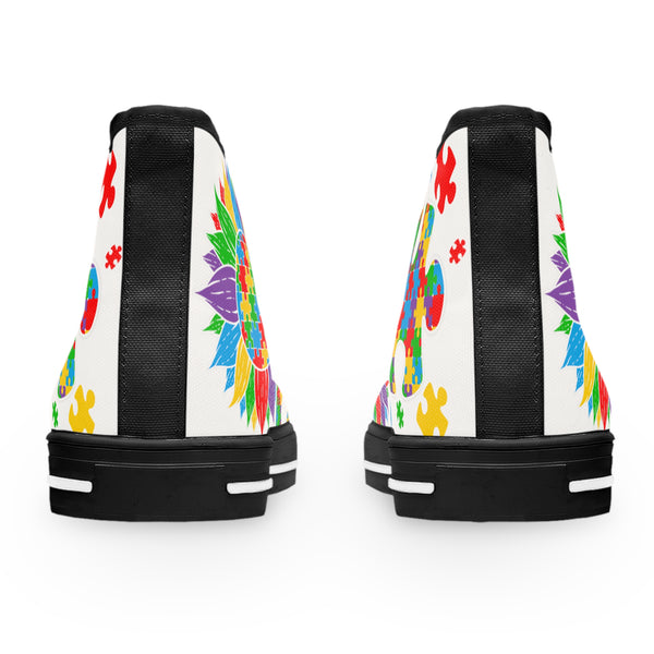 Autism Awareness Women's High Top Sneakers