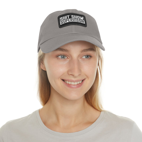 Sh*t Show Supervisor Ladies Hat with Leather Patch