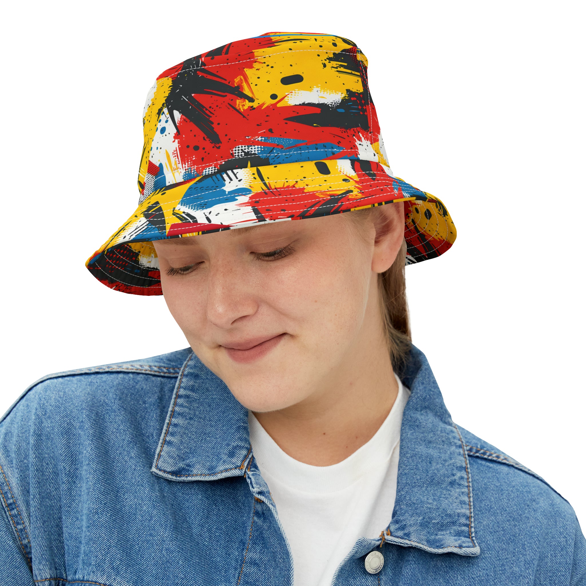 Cartoon Autism Awareness Woman's Bucket Hat