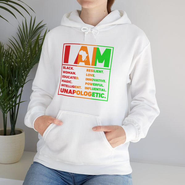 I AM Woman Heavy Blend™ Hooded Sweatshirt