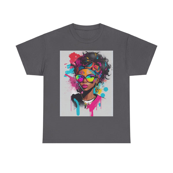 "Black Women" Woman Crewneck T-Shirt: Focus on the Good - Unisex Heavy Cotton Tee