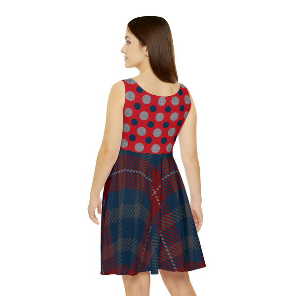 Halley Red Women's Skater Dress