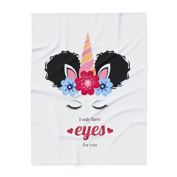 Eyes' Only Arctic Fleece Blanket