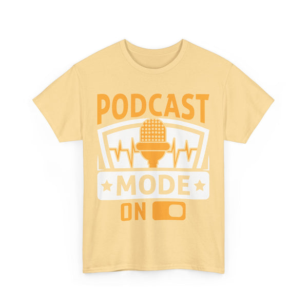 Podcast Mode On Plus Size Woman Heavy Cotton Tee