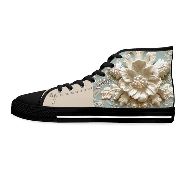 Flower Women's High Top Sneakers