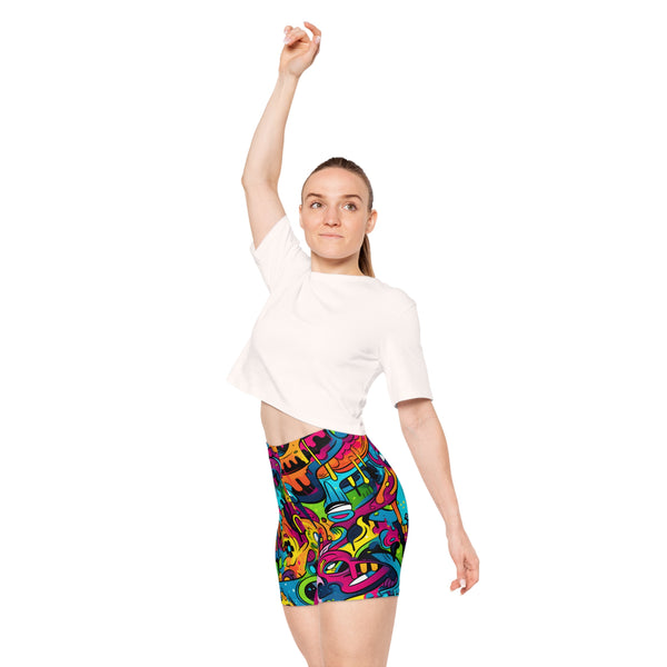 Graffiti Women's Biker Shorts