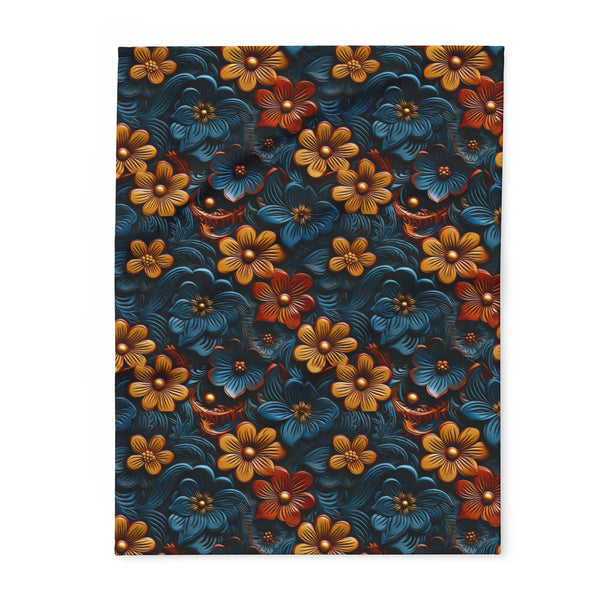 3D Floors Arctic Fleece Blanket
