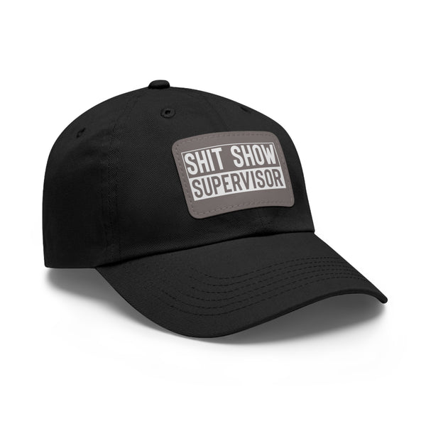 Sh*t Show Supervisor Ladies Hat with Leather Patch