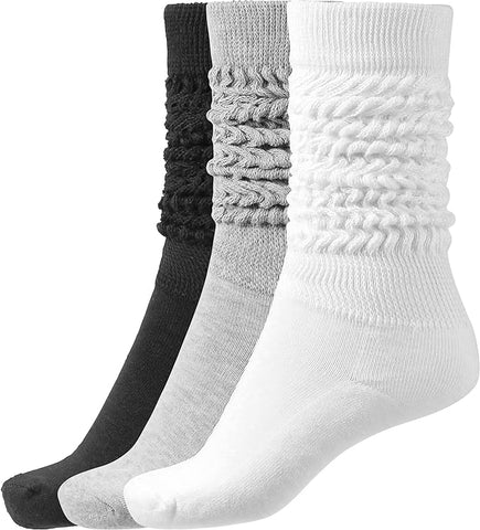 Slouch Socks Women Thigh High Boot Socks Soft Scrunch Socks Size 5-11