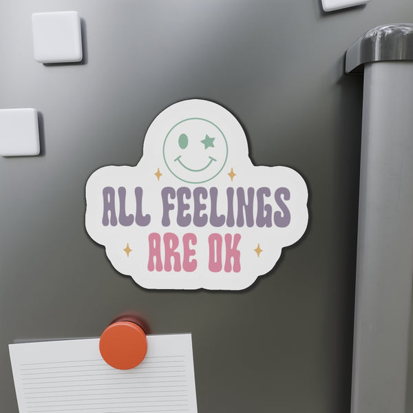All Feelings are Okay Die-Cut Magnets