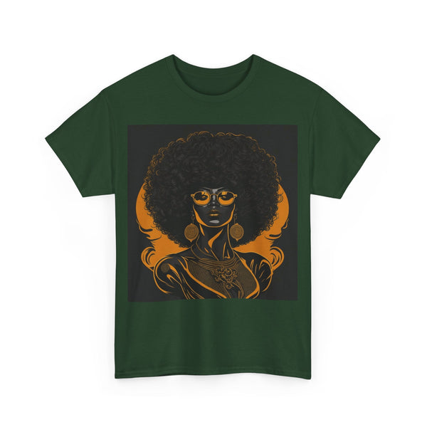 "Black Women" Woman Crewneck T-Shirt: Focus on the Good - Unisex Heavy Cotton Tee