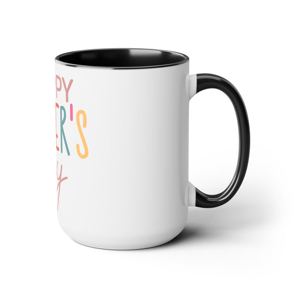 Happy Mother's Day Two-Tone Coffee Mugs Cup, 15oz