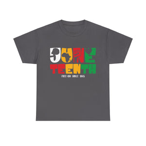 Juneteenth Free-ish Since 1865 Plus Size Woman Heavy Cotton Tee