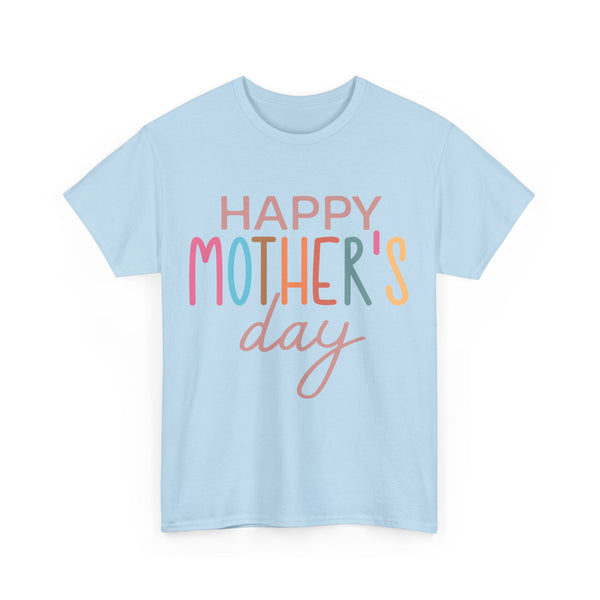 "Happy Mother's Day" Plus Size Women Heavy Cotton Tee T-Shirt