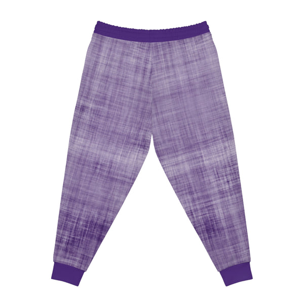 Purple Denim Athletic Woman Joggers