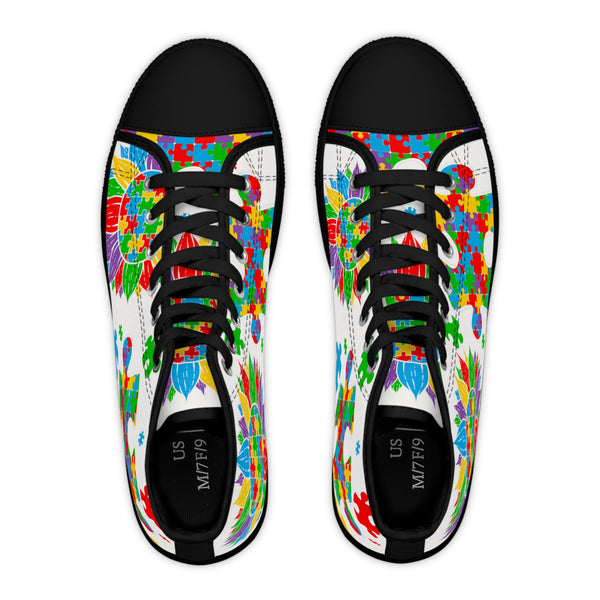 Autism Awareness Women's High Top Sneakers