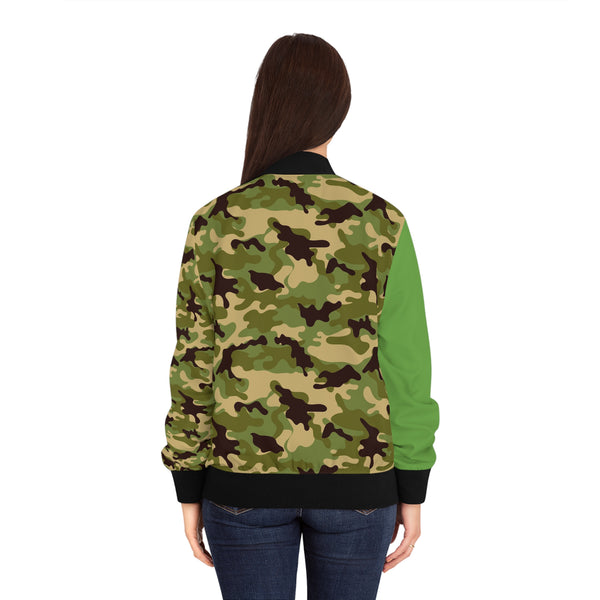 Camo Women's Bomber Jacket