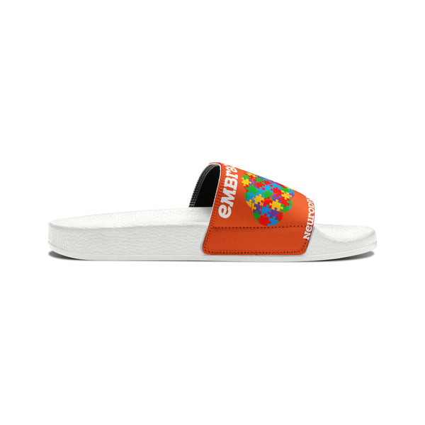 Autism Awareness Women's PU Slide Sandals Slippers