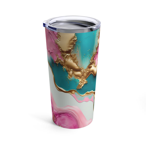 Gold Marble Tumbler 20oz Cup