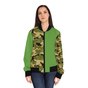 Camo Women's Bomber Jacket