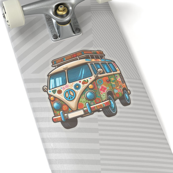 Hippie Van Kiss-Cut Stickers