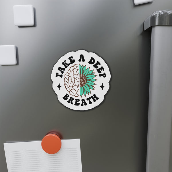 Take a Deep Breath Die-Cut Magnets