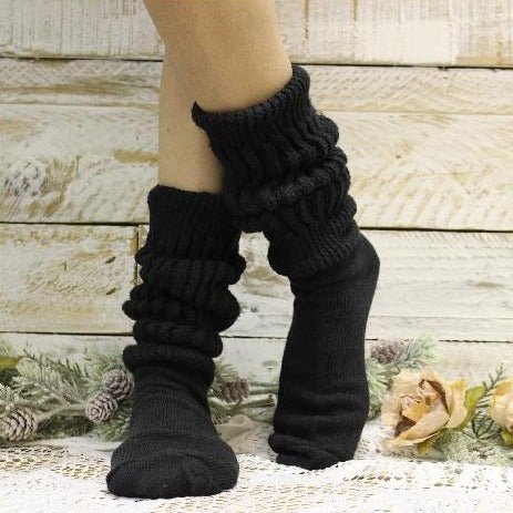 Slouch Socks Women Thigh High Boot Socks Soft Scrunch Socks Size 5-11