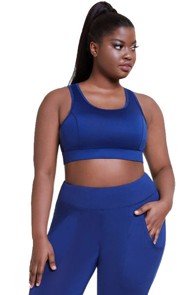 Portland Push Up Blue Brassiere Top