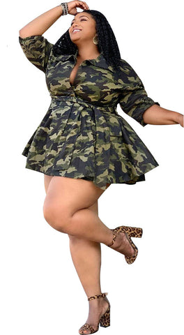 El Paso Short Camo Dress