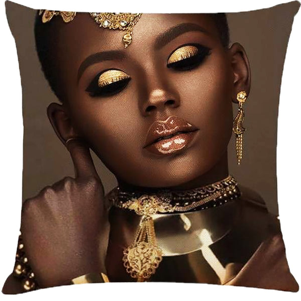 Egyptian Goddess Throw pillow cover